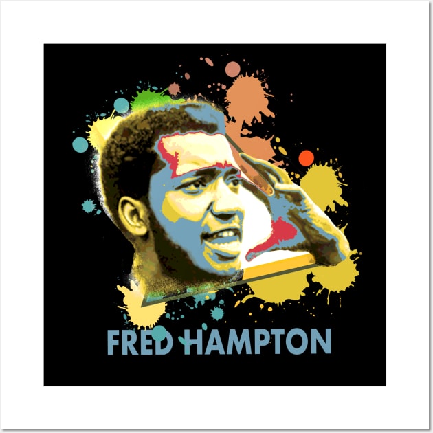 Fred Hampton Wall Art by Creation Cartoon